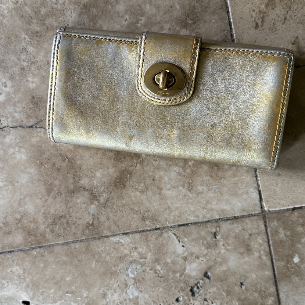 COACH vintage ladies wallet preowned pre-loved - Picture 4 of 14